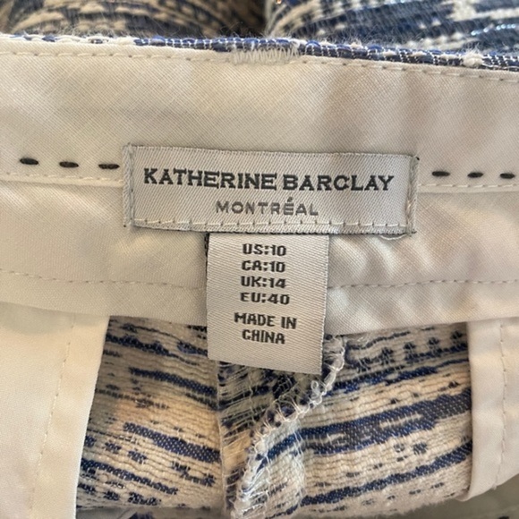 Katherine Barclay Blue Tweed Short - Picture 7 of 7